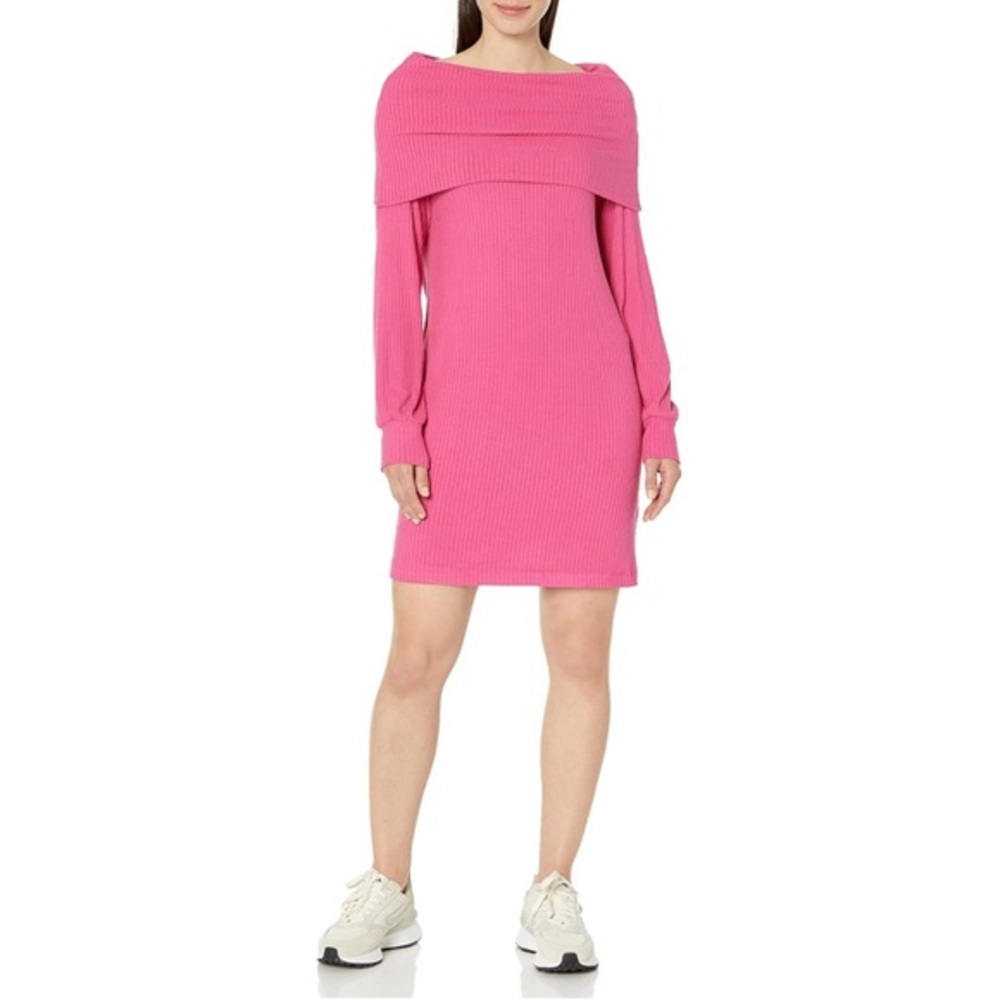 NWT Velvet by Graham & Spencer Women's Winnie Roll-Neck Midi Dress size xs